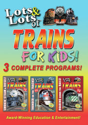 Lots & Lots of Trains For Kids - 